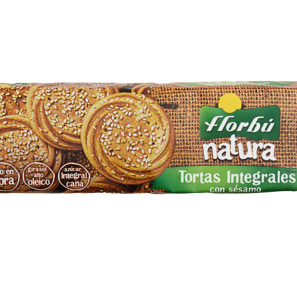 Florbu 0 % Added Sugar Biscuit Natura Wholemeal Round