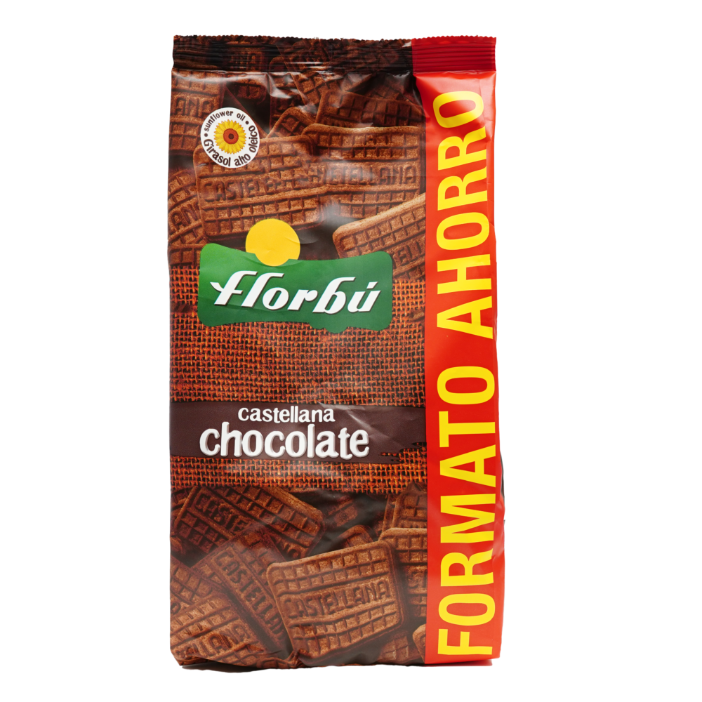 Florbu 0 % Added Sugar Biscuit With Chocolate, 400g