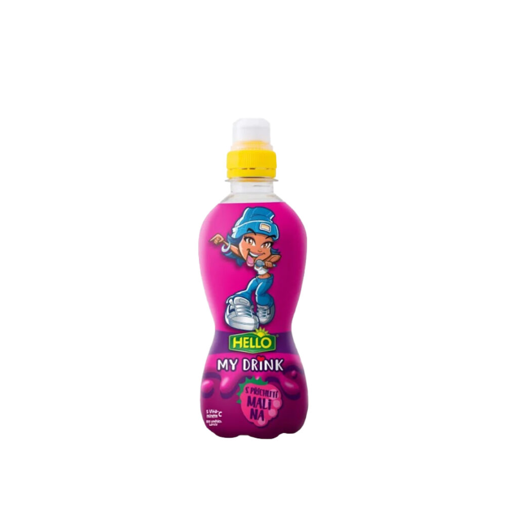 Hello drink with raspberry flavor 330ml