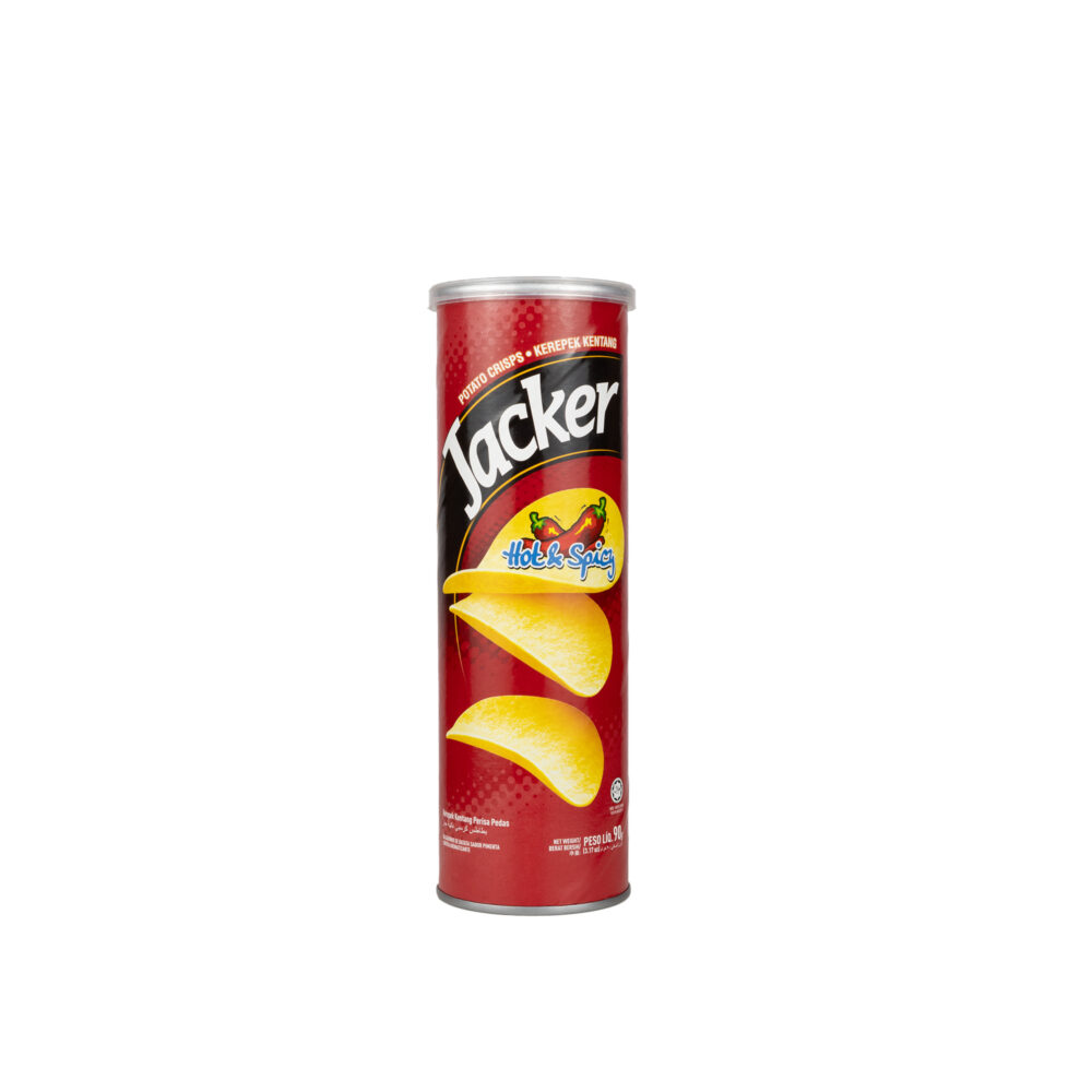 Jacker Potato Crisps 90g Hot & Spicy