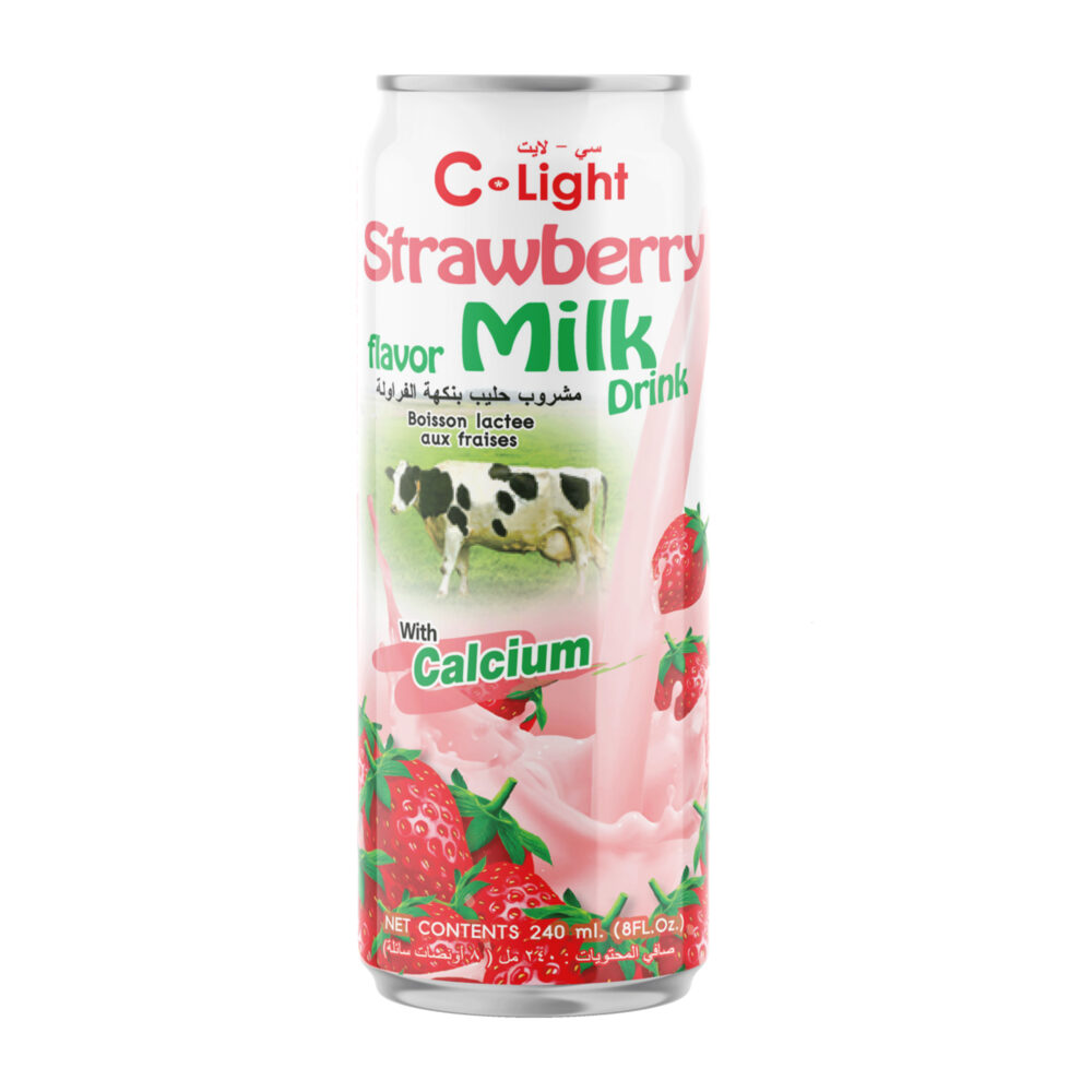 C Light Strawberry Flavored Milk 240 ml