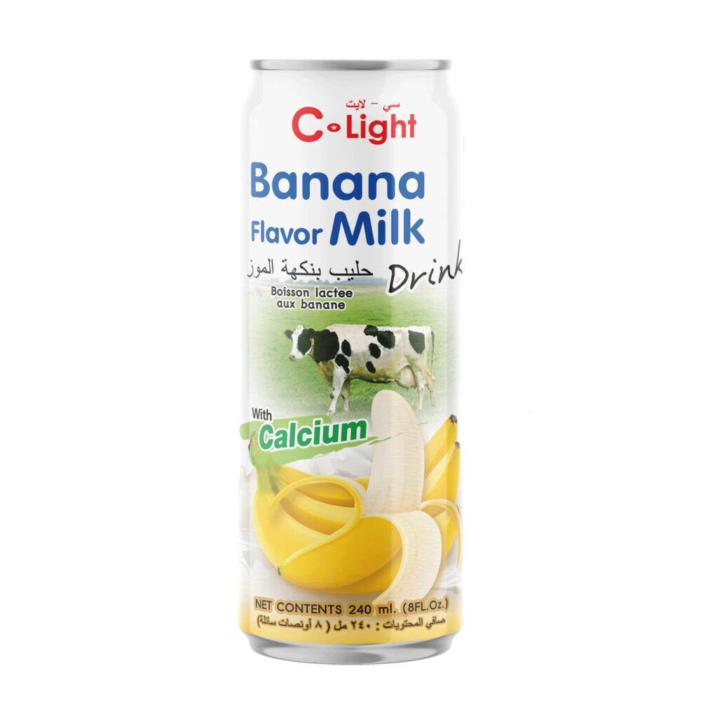 C Light banana Flavored Milk 240 ml