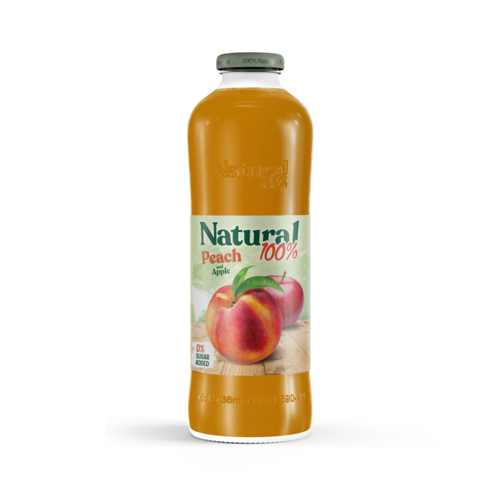 100% Natural Peach Juice 750ml