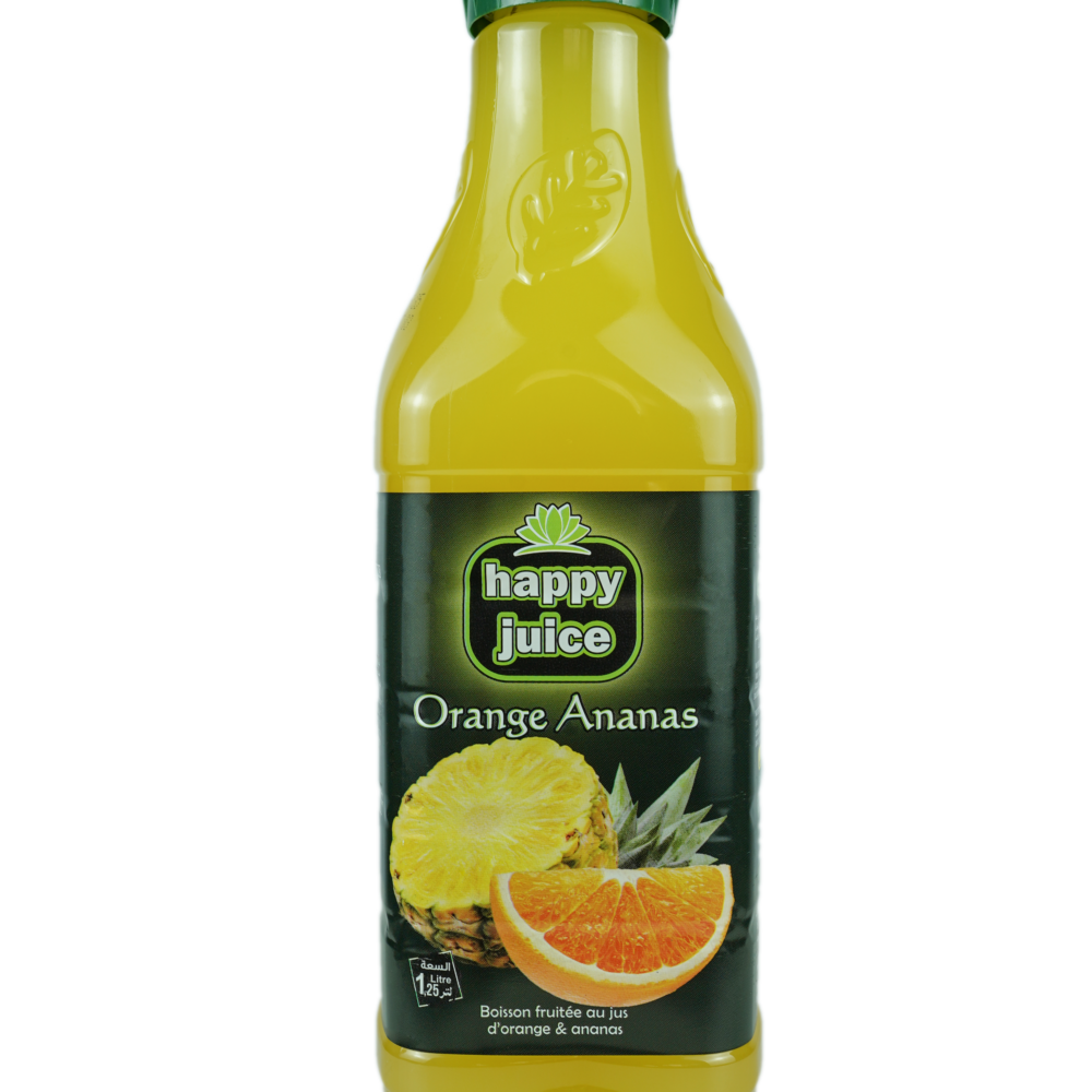 Happy Juice Orange Ananas flavour 1L