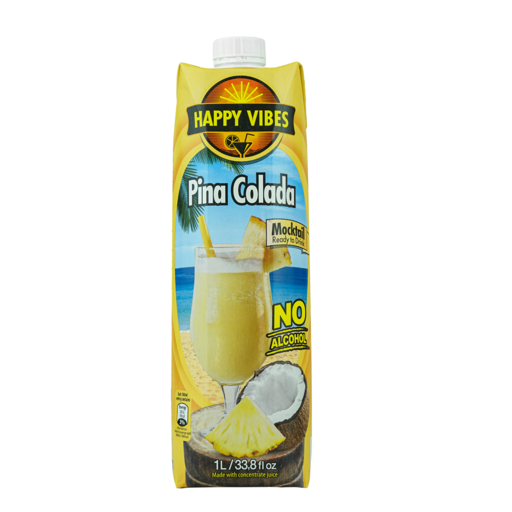 Happy vibes Pina Colada  Mocktail No Alcohol