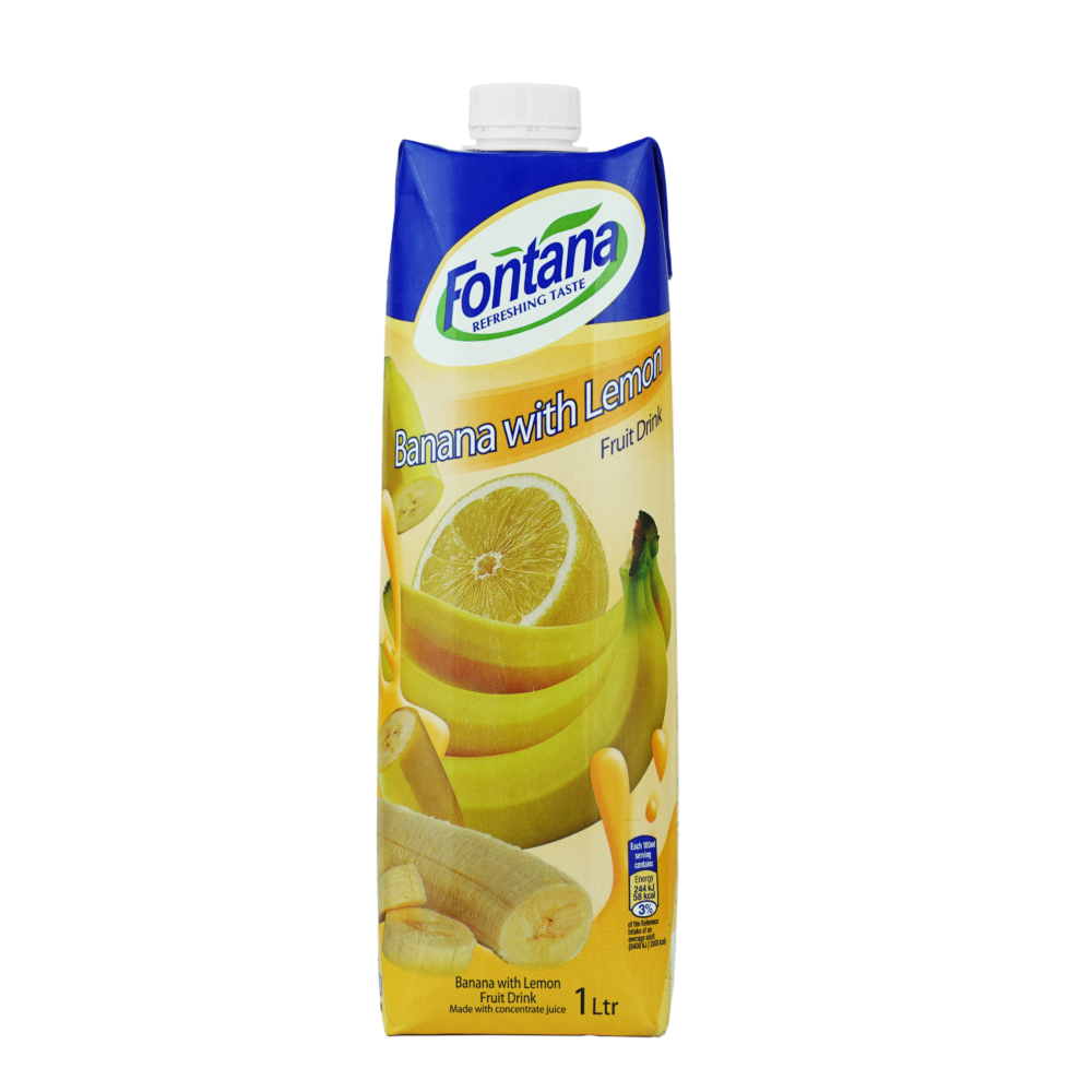 Fontana natural Banana with lemon juice 1L
