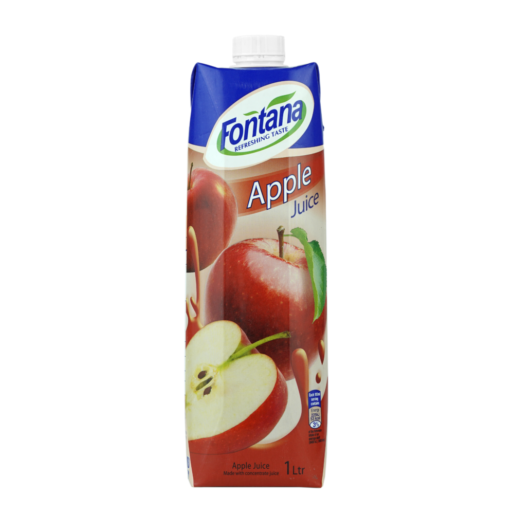 Fontana natural apple juice 1L